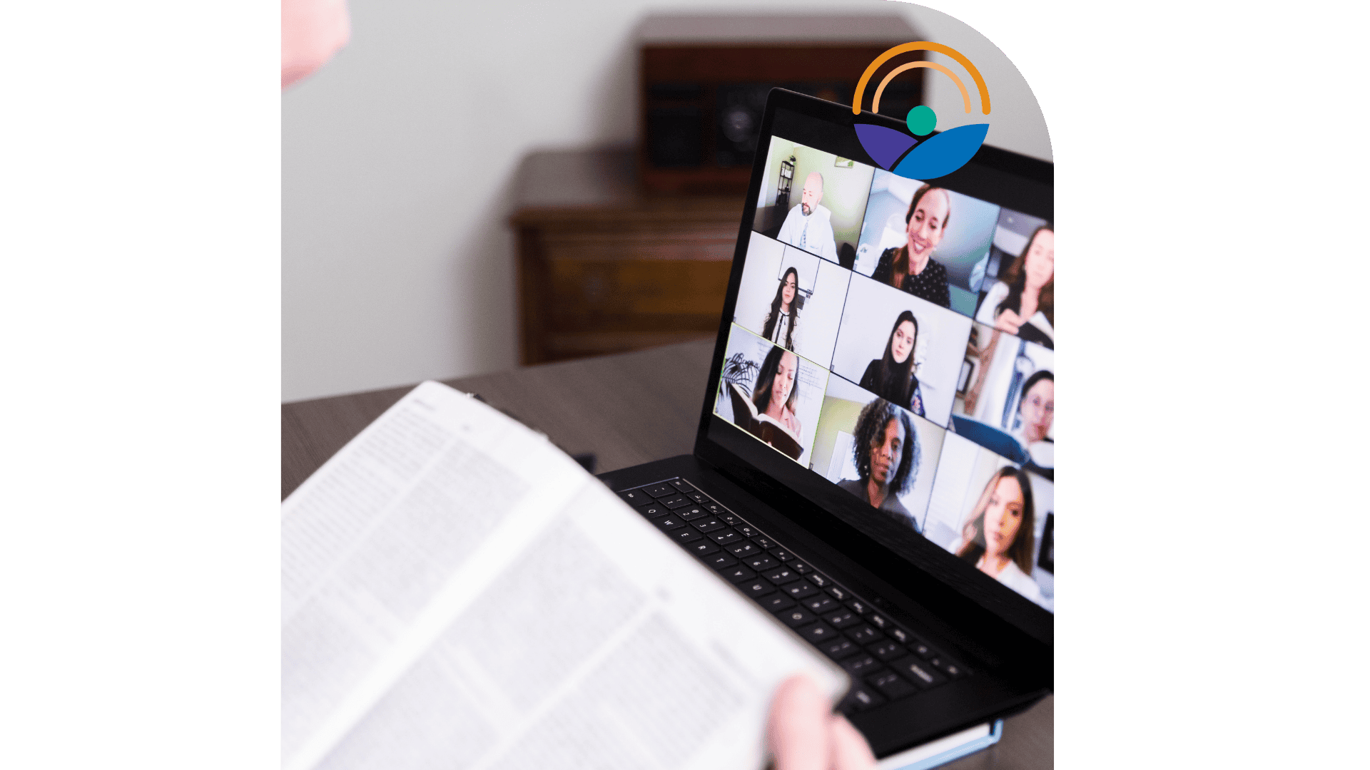 image of virtual book club